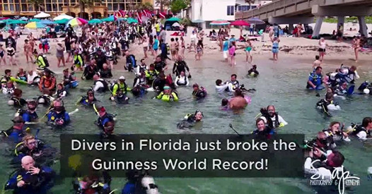 World Record Attempt - Largest Clean-Up Underwater